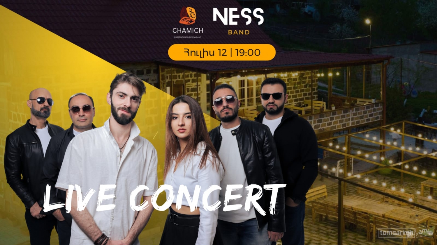 Ness Band / Chamich Guesthouse - Tomsarkgh.am - unified ticket system