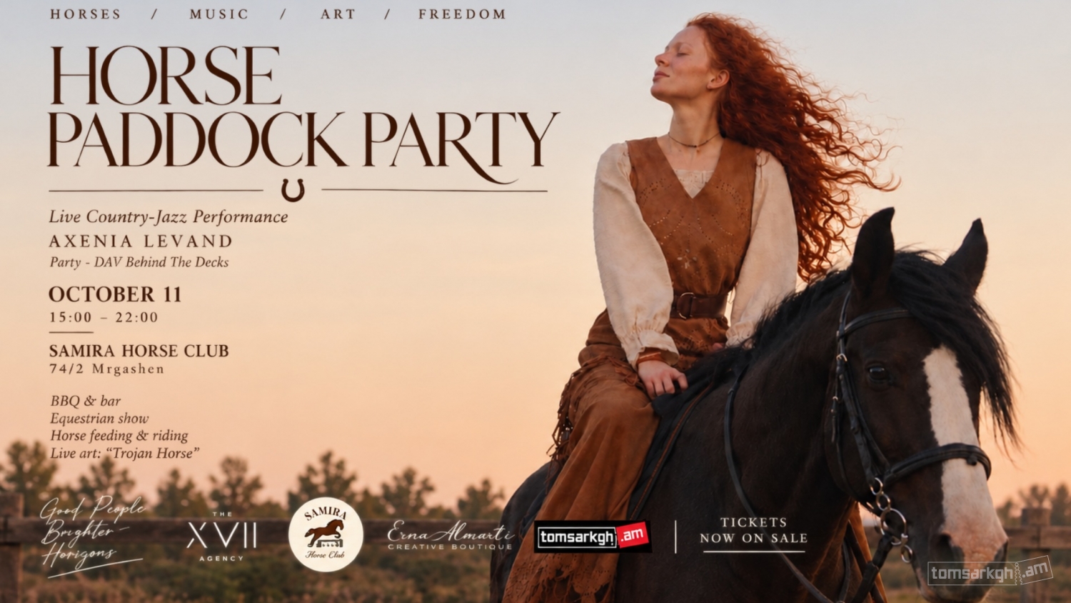 Horse paddock party